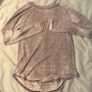 American Eagle pinkish purple long sleeve top